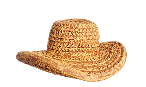 Straw hat,