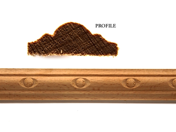 Quoning, rope moulding
