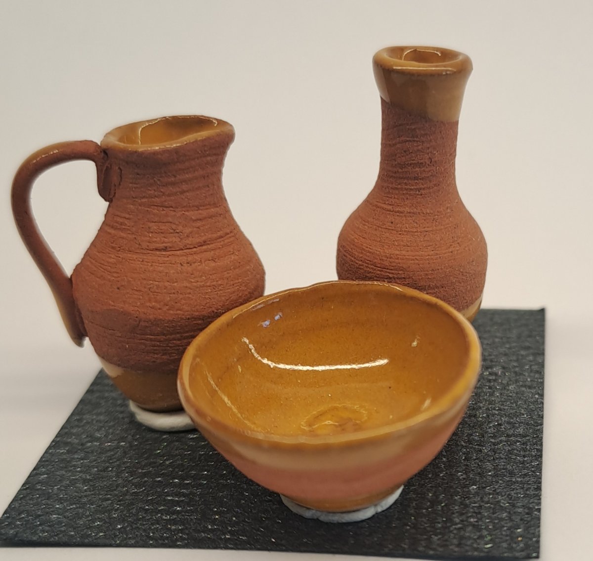 Keramik set, yellow