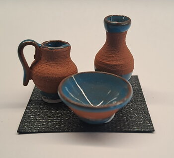 Keramik set, turquoise