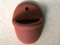 Terracotta väggampel