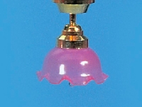 Ceiling light red, with wire