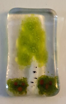 Glass  picture - handmade by Eva-Lena Gustavsson