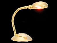 Table light gold, with wire