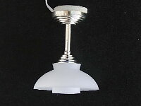 Ceiling light, white shade, with core