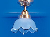 Ceiling light, white, cord