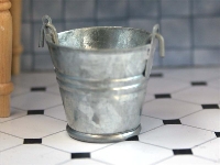 bucket, galvanised