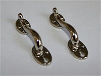 Cupboard handles, chrome