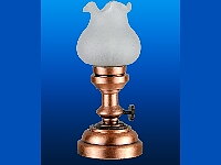 Table lamp, bronze tulip, led
