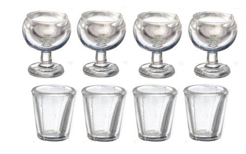 Glas två olika sorter