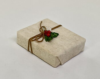Christmas present - with holly - Sandra Vikström