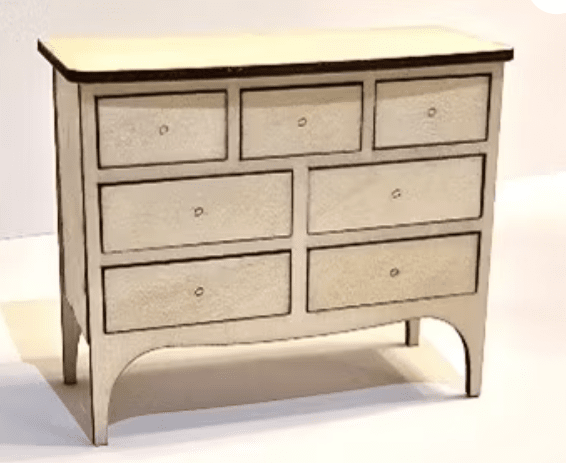 Chester drawer- kit from Miniatures by ES - 2