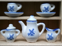 Tea set, Delft