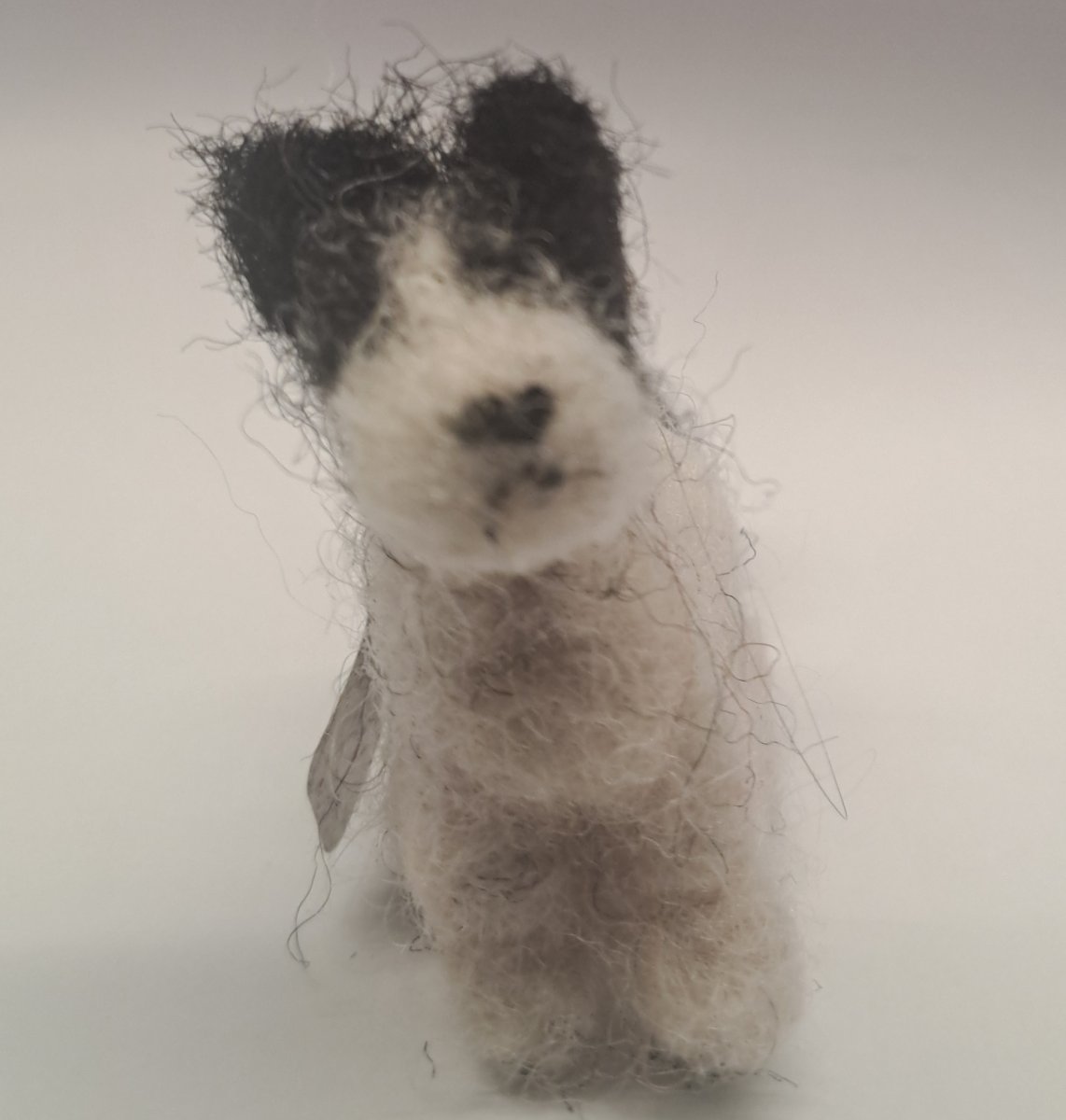 Handmade wool dog, nr 9