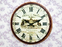 Small wall clock, cork