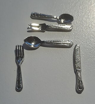Bestick silver 1 set