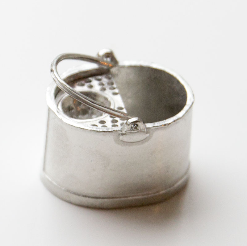 Skurhink silver metall