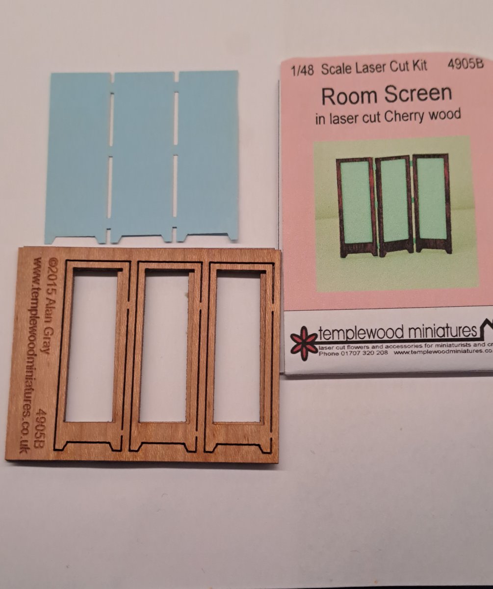 Room screen green - 1/48 laser cut kit