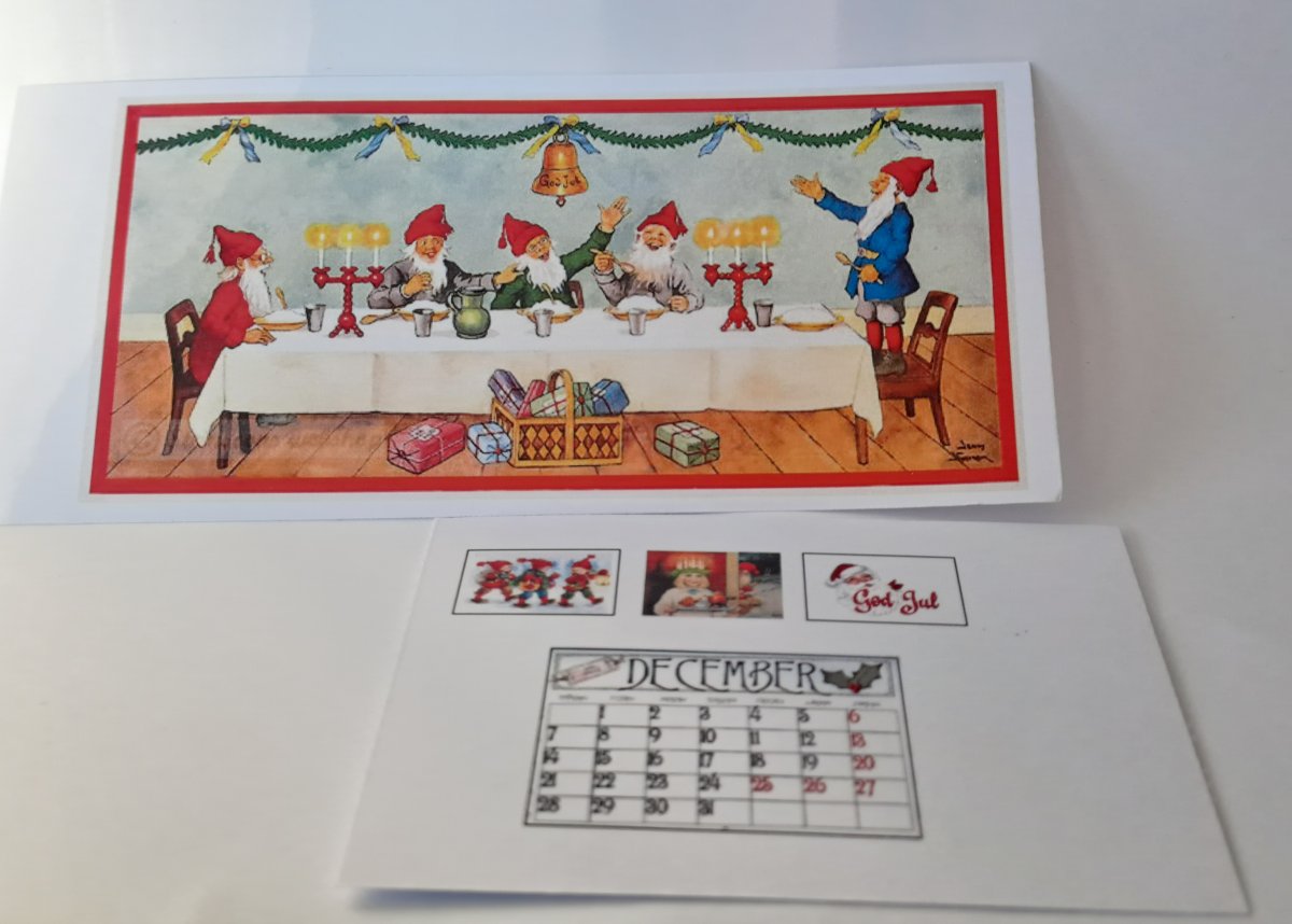 Julbonad och julkalender