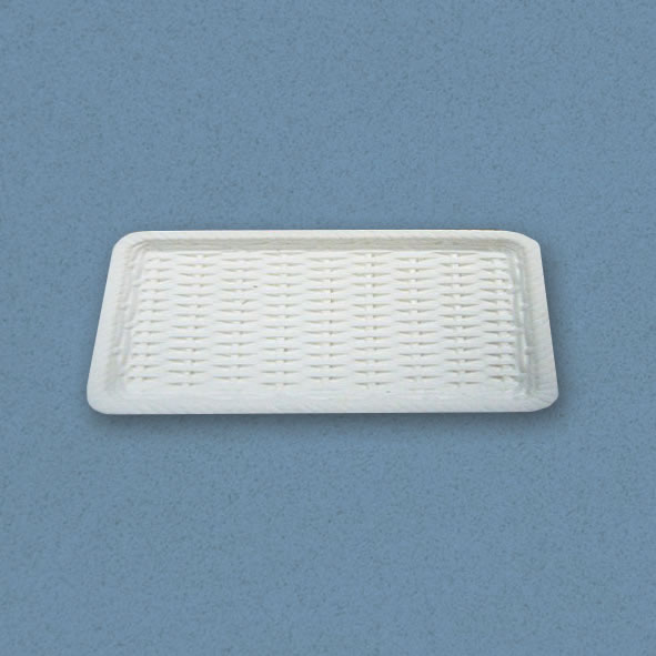 Tray wicker effect