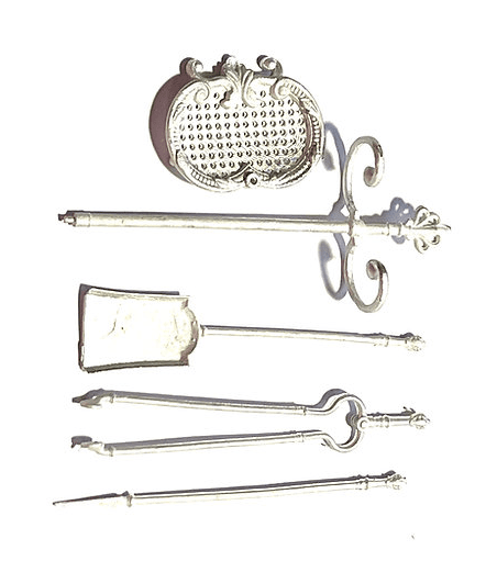 Fire irons set -  unpainted from Alison Davies - 4