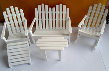 ADIRONDACK FURN/5/WHT