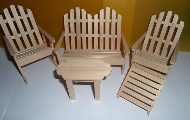 Utemböler 5 set omålat
