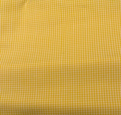 Cotton, Yellow checked