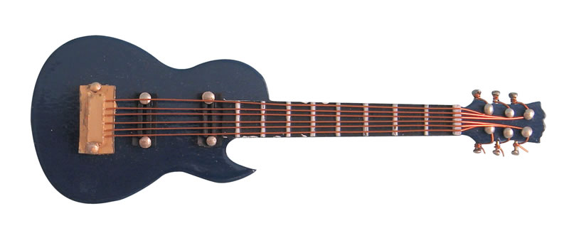 Gitarr blå