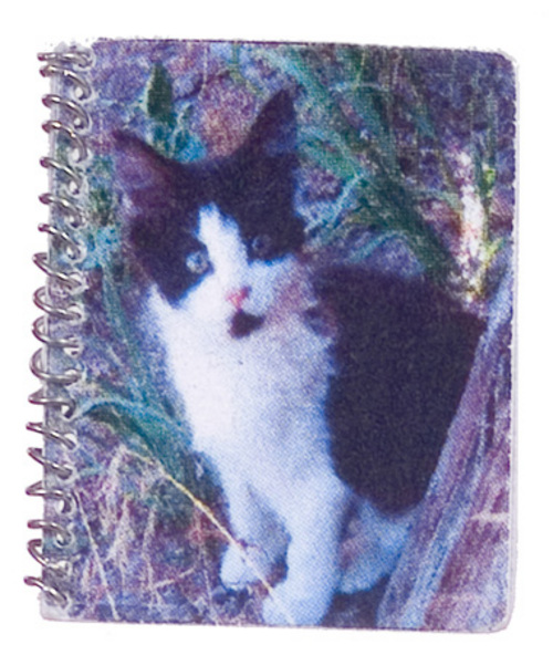 Anteckningsblock med kattmotiv
