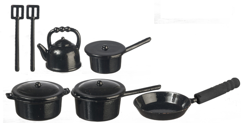 Pans black