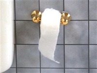 Toilet holder solid brass