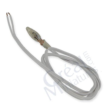 Light on wire bulb 1 cm 4 st