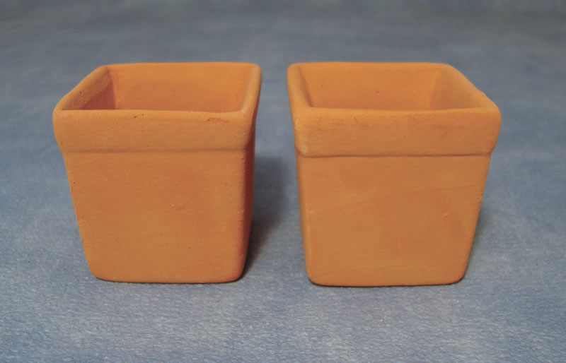 Terracotta tree pots 2 pk
