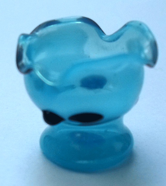Glasskål turkos