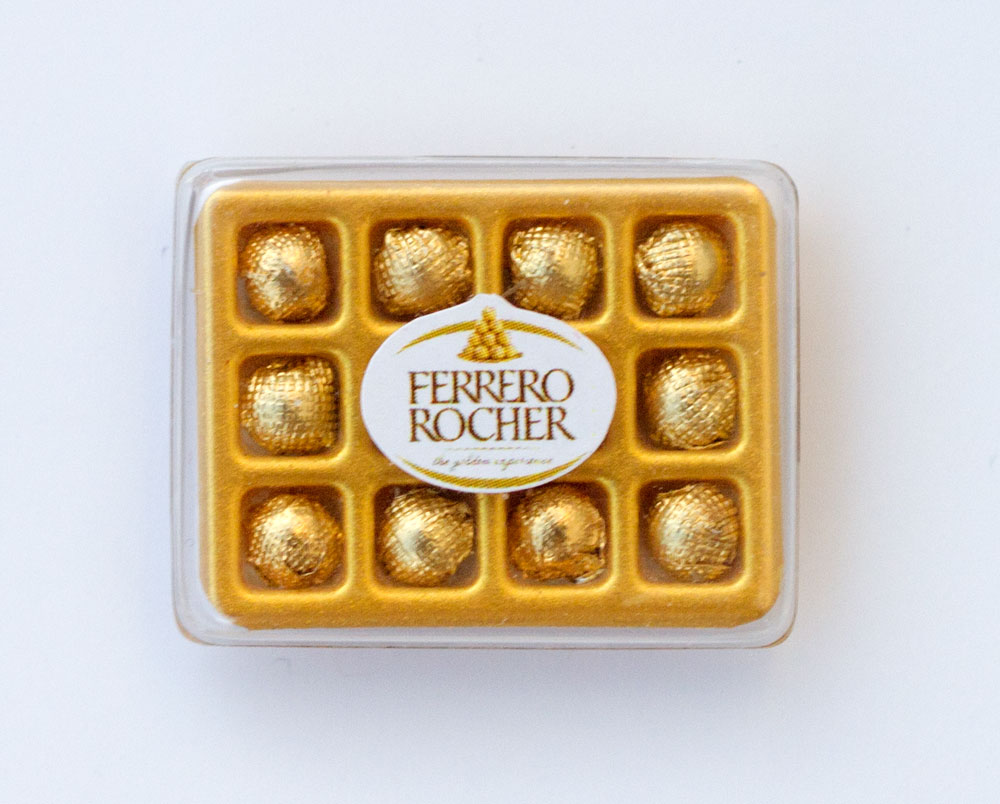 Ferrero Rocher, fyrkantig låda - 2