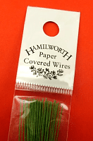 Green Paper Covered Wire