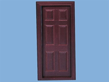 Internal door mahogany 6 panels