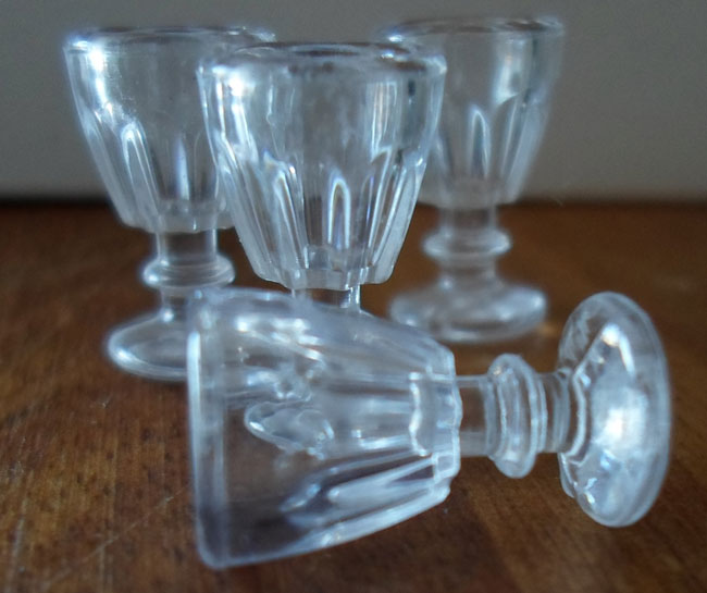 Wineglasses set of 4, stripes