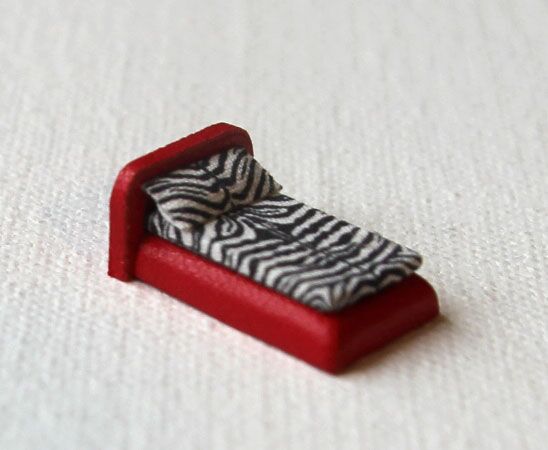 Zebra säng skala 1:144