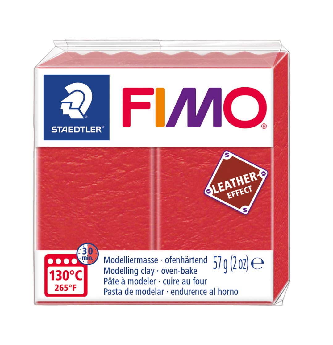 Fimo 57 gr lädereffekt Melon - 2