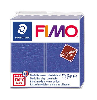 Fimo 57 gr leather effect Indigo