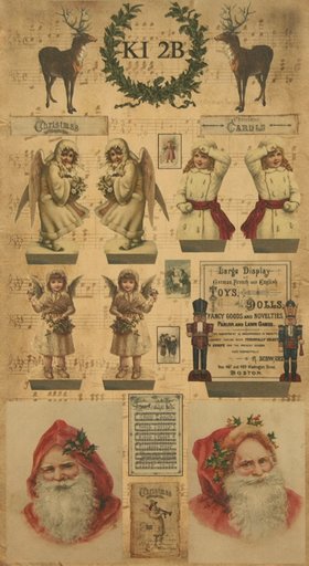 Christmasdecoration in paper - from Art of Mini