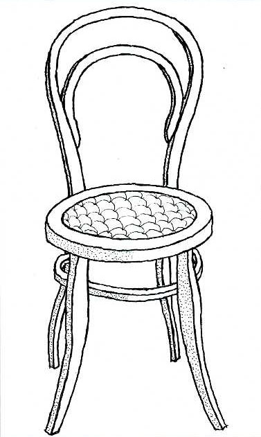 Two bentwood chairs Thonet - kit