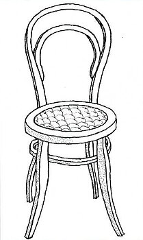 Two bentwood chairs Thonet - kit
