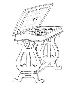 Selma Lagerlöf's sewing table from Mårbacka - 3