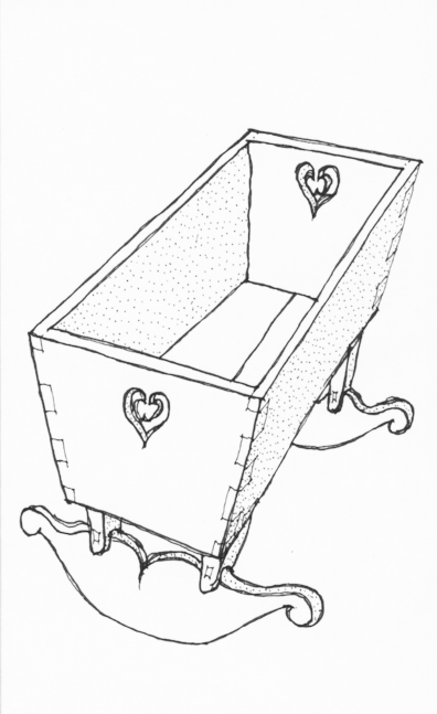 Cradle from Vettekullagården - DIY kit - 5