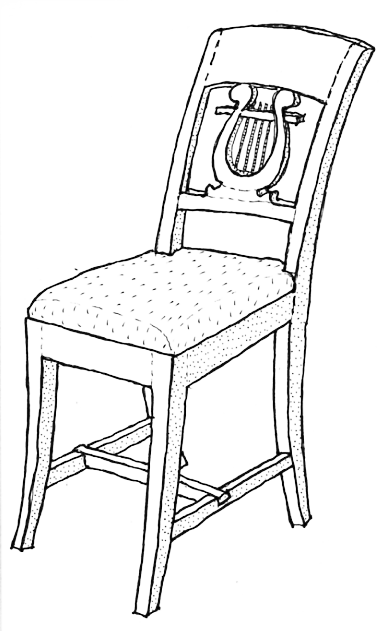 Two Selma Lagerlöfs Akka - Chairs