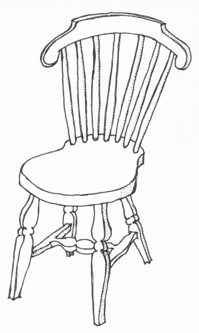 Två UR-pinnstolar - byggsats - 4