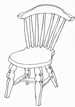 Two Björn Berg's Katthults chairs - kit